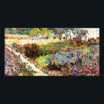 Van Gogh Fantastische Bergwelten am Arles Frische  Karte<br><div class="desc">Vincent Van Gogh Blütengarten At Arles With Path Fine Art Vincent van Gogh war ein postimpressionistischer Maler, dessen Werke weit reichende Auswirkungen auf die Kunst des 20. Jahrhunderts hatten: Porträts, Selbstportraits, Landschaften und Stillleben von Zypressen, Blume, Bäumen in Blüten, Gärten, Weizenfeldern und Blume. Zwischen 1886 und 1890 fertigte Vincent van...</div>