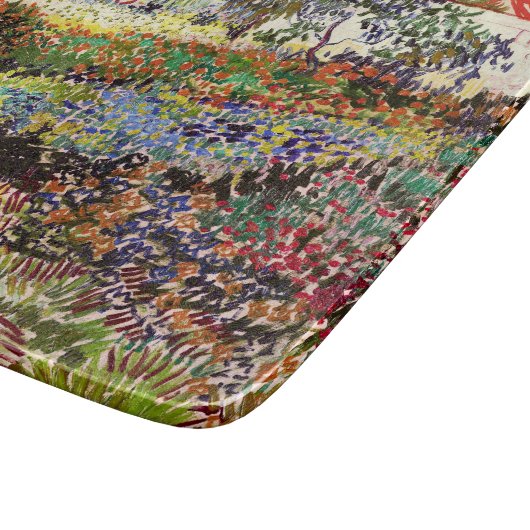 Van Gogh Fantastische Bergwelten am Arles Frische Schneidebrett (Ecke)