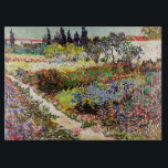 Van Gogh Fantastische Bergwelten am Arles Frische  Schneidebrett<br><div class="desc">Vincent Van Gogh Blütengarten At Arles With Path Fine Art Vincent van Gogh war ein postimpressionistischer Maler, dessen Werke weit reichende Auswirkungen auf die Kunst des 20. Jahrhunderts hatten: Porträts, Selbstportraits, Landschaften und Stillleben von Zypressen, Blume, Bäumen in Blüten, Gärten, Weizenfeldern und Blume. Zwischen 1886 und 1890 fertigte Vincent van...</div>