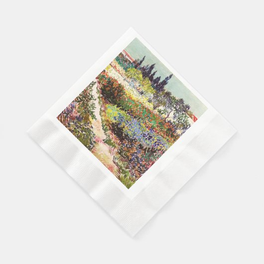 Van Gogh Fantastische Bergwelten am Arles Frische Serviette (Ecke)