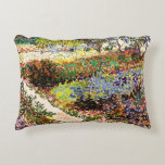 Van Gogh Fantastische Bergwelten am Arles Frische  Zierkissen<br><div class="desc">Vincent Van Gogh Blütengarten At Arles With Path Fine Art Vincent van Gogh war ein postimpressionistischer Maler, dessen Werke weit reichende Auswirkungen auf die Kunst des 20. Jahrhunderts hatten: Porträts, Selbstportraits, Landschaften und Stillleben von Zypressen, Blume, Bäumen in Blüten, Gärten, Weizenfeldern und Blume. Zwischen 1886 und 1890 fertigte Vincent van...</div>