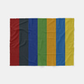 Van Gogh Farben Leinwand Fleecedecke (Vorderseite (Horizontal))