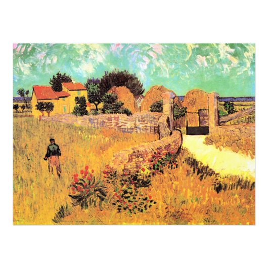 Van Gogh - Farmhouse in Provence, Fotodruck (Vorne)