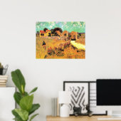 Van Gogh - Farmhouse in Provence, Poster (Heimbüro)