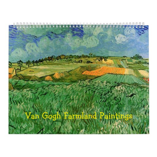 Van Gogh Farmland Kunst-Kalender Kalender (Titelbild)