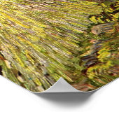 Van Gogh - Feld mit aufstrebender Sonne Poster (Ecke)