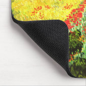 Van Gogh: Feld mit Mohnblumen Mousepad (Ecke)