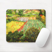 Van Gogh: Feld mit Mohnblumen Mousepad (Mit Mouse)