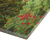 Van Gogh: Feld mit Mohnblumen Schneidebrett (Ecke)