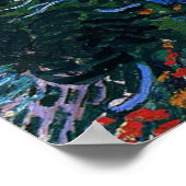 Van Gogh - Feld mit Pflücken Poster (Ecke)