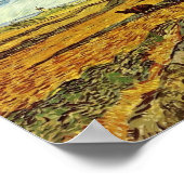 Van Gogh - Feld und Plowman und Mill Poster (Ecke)