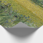 Van Gogh Field mit Blume in der Nähe von Arles Geschenkpapier (Ecke)