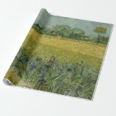 Van Gogh Field mit Blume in der Nähe von Arles Geschenkpapier (Ungerollt)