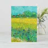 Van Gogh Field mit Irische in der Nähe von Arles Ankündigung (Stehend Vorderseite)