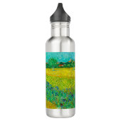 Van Gogh Field mit Irische in der Nähe von Arles Edelstahlflasche (Links)