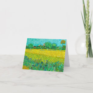 Van Gogh Field mit Irische in der Nähe von Arles Einladung