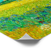Van Gogh Field mit Irische in der Nähe von Arles Poster (Ecke)