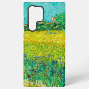 Van Gogh Field mit Irische in der Nähe von Arles Samsung Galaxy Hülle