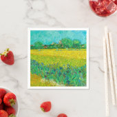 Van Gogh Field mit Irische in der Nähe von Arles Serviette (Beispiel)