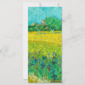 Van Gogh Field mit Iriss bei Arles Card (Vorderseite)