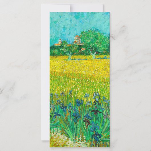 Van Gogh Field mit Iriss bei Arles Card (Vorderseite)