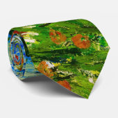 Van Gogh Field with Poppies (F636) Fine Art Krawatte (Gerollt)