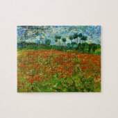 Van Gogh Field with Poppies (F636) Fine Art Puzzle (Horizontal)