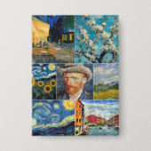 Van Gogh Fine Art Collage Button (Vorderseite)