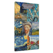 Van Gogh Fine Art Collage Klemmbrett (Rechts)