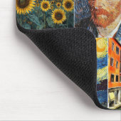 Van Gogh Fine Art Collage Mousepad (Ecke)