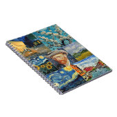 Van Gogh Fine Art Collage Notizblock (Rechte Seite)