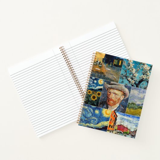 Van Gogh Fine Art Collage Notizblock (Innenseite)