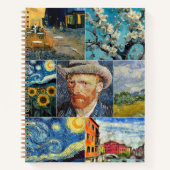 Van Gogh Fine Art Collage Notizblock (Vorderseite)