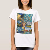 Van Gogh Fine Art Collage T-Shirt (Vorderseite)