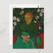 Van Gogh Fine Art Postcard, Emerald Green Postkarte (Vorne/Hinten)