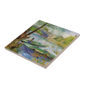 Van Gogh Fischen im Frühling, Pont de Clichy Fliese (Seite)