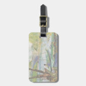 Van Gogh Fischen im Frühling, Pont de Clichy Gepäckanhänger (Vorderseite vertikal)