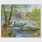 Van Gogh Fischen im Frühling, Pont de Clichy Geschenkpapier (Flach)