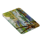 Van Gogh Fischen im Frühling, Pont de Clichy Magnet (Rechte Seite)