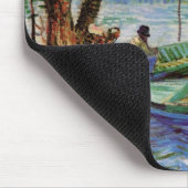 Van Gogh Fischen im Frühling, Pont de Clichy Mousepad (Ecke)