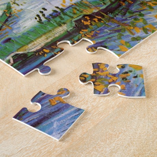 Van Gogh Fischen im Frühling, Pont de Clichy Puzzle (Seite)
