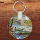 Van Gogh Fischen im Frühling, Pont de Clichy Schlüsselanhänger (Vorderseite)