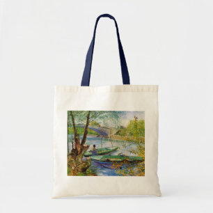 Van Gogh - Fischer am Pont de Clichy im Frühling Tragetasche