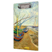 Van Gogh Fischerboote am Strand in Saintes Maries Klemmbrett (Links)