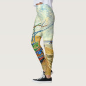 Van Gogh Fischerboote am Strand in Saintes Maries Leggings (Links)