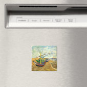 Van Gogh Fischerboote am Strand in Saintes Maries Magnet (In Situ (Geschirrspüler))