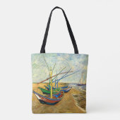 Van Gogh Fischerboote am Strand in Saintes Maries Tasche (Rückseite)