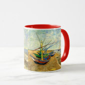 Van Gogh Fischerboote am Strand in Saintes Maries Tasse (VorderseiteRechts)