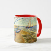 Van Gogh Fischerboote am Strand in Saintes Maries Tasse (VorderseiteRechts)
