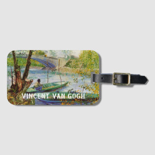 Van Gogh - Fischfang im Frühling, Pont de Clichy Gepäckanhänger